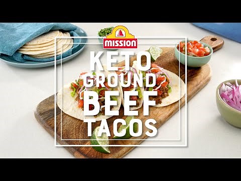 Keto Tacos with Ground Beef | Tex Mex Keto Recipe