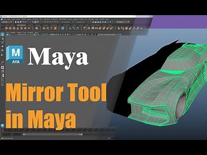 the Mirror Tool in Maya: Create Symmetrical 3D Models | Autodesk Maya Tutorial