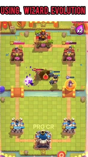 EVOLUTION WIZARD DESTROYS EVERYTHING ⚡🔥 | Clash Royale Epic Win!‪@ClashRoyale‬#gaming