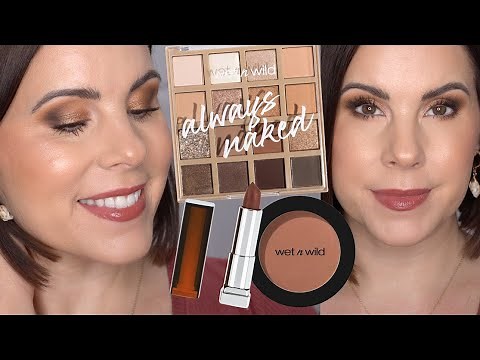 Wet n Wild Always Naked Palette | Easy Warm Bronze Makeup Look