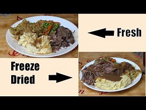 Sunday Roast Dinner Meal In A Mylar Bag Freeze Dried Ep268