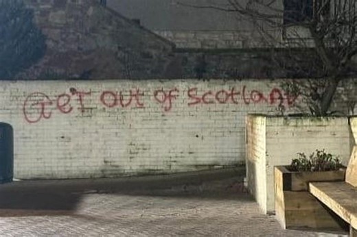 Edinburgh Central Mosque defaced with far-right graffiti