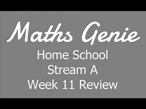 Home School Week 11 Review A