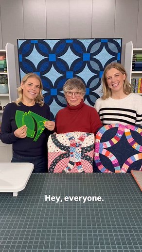 You won’t want to miss what’s coming this week… that’s right, it’s our FIRST Triple Play since Jenny's been gone! Joining Natalie and Misty this Friday is Eddie Walker, here to join the pair in demonstrating the NEW Double Wedding Ring template set and give you three Double Wedding Ring quilt patterns! | Quilting Deals - Missouri Star Quilt Co