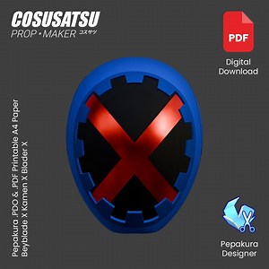DIY Beyblade X Blader X Kamen X Helmet Cosplay EVA Foam Template - Etsy