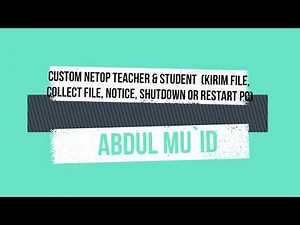 Cara menggunakan Netop Teacher Student atau remote client