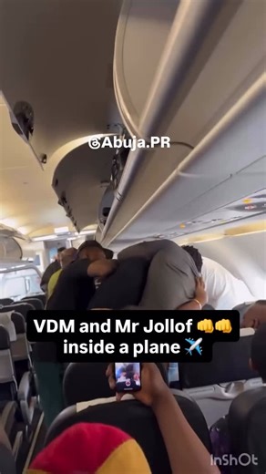 ABUJA PR on Instagram: "#Verydarkman and Mr Jollof fight inside united Nigeria flight * from Asaba to Lagos this morning They both exchanged blows after VDM confronted him about the online rant Mr Jollof bite VDM on his chest during the fight.. They have been unboarded. I go tell una details later . . . FOLLOW ABUJA PR @abuja.pr ( kindly like , Share and Comments On All our Post ) #abujapr #abuja #abujanews #newsoftheday #nigeria #african #global #newspaper #politics #update #news #worldnews #ec