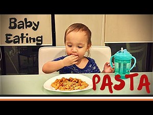 Baby Eating Pasta | Mukbang