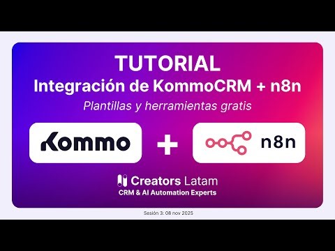 Tutorial n8n + Kommo CRM: Envia PDF personalizados