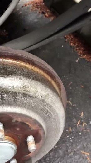 How to remove stuck rear break drum.