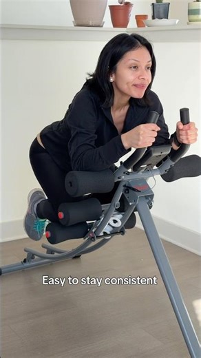 Build strength while maintaining consistency with the core ab glider☀️