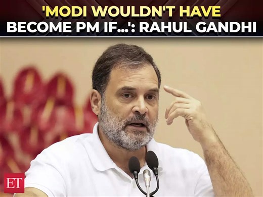 'Modi wouldn't have become PM if...': Rahul Gandhi attacks EC, says 'election system is dead'