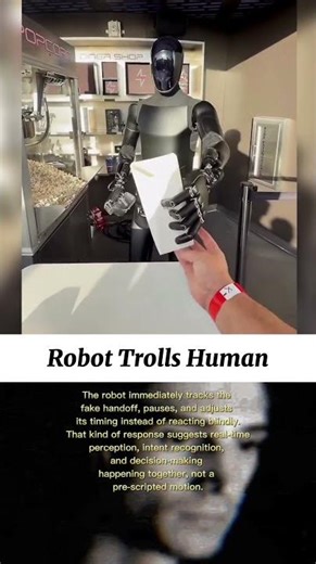 Robot Trolls Human 😰 #shorts #science #robot #robots #fypシ #trending