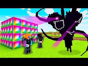 WITHER STORM vs 100% SAFE AVARITIA Base in Minecraft