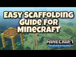 Minecraft Scaffolding Guide: Build High FAST and EASY! #minecraft #minecraftjava