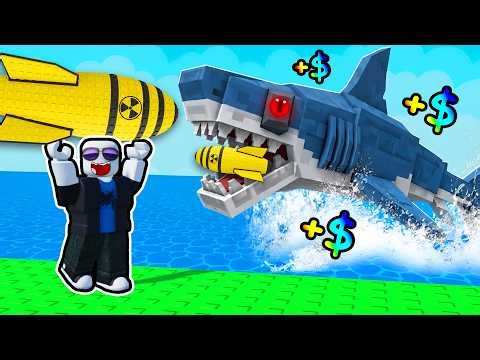 Use a NUKE to GO FISHING in Roblox...