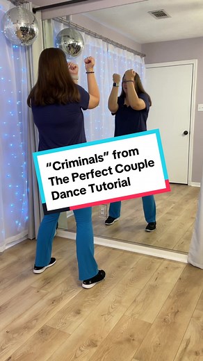 Learn the “Criminals” dance from The Perfect Couple on @Netflix with this step-by-step tutorial 💙🩵 DC: @charmladonna 🎶: @Meghan Trainor See the dance here ➡️ @Beginner Dance Tutorials #criminals #theperfectcouple #dancetutorial