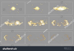 Fog Side Explosion Special Effect Fx Stock Vector (Royalty Free) 498575731 | Shutterstock
