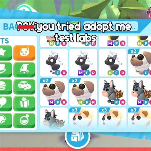 Adopt me test lab😍😝 #adoptme #adoptmeroblox #roblox #shorts #robloxedit #gaming