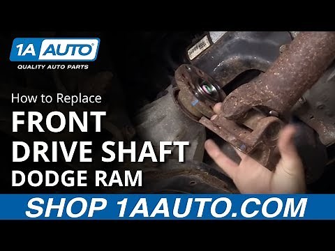 How to Replace Front Drive Shaft 02-08 Dodge Ram 1500