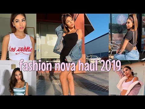 fashion nova try on haul 2019