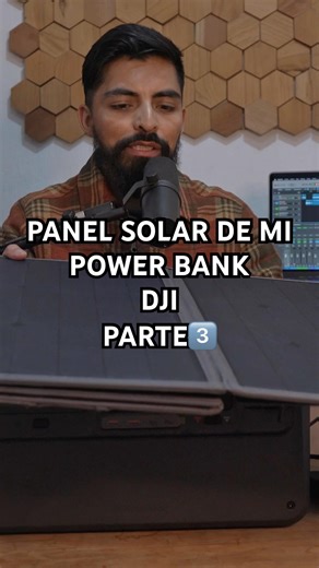 El panel solar de mi #djipower1000 es práctico❇️ #alangiestudio #musica #musicstudio #solarenergy