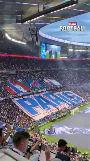PSG's Champions League final TIFO is a thing of beauty 🤩 | The Sun Football