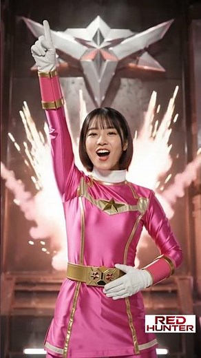 Superheroine preview: Heroine Pink Ranger Shows Her Power! #supersentaiseries #superheroine
