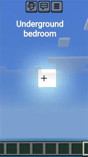 #minecraft underground bedroom