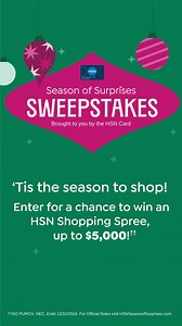 How would you spend $5,000?? 🤔 Enter our Season of Surprises Sweepstakes with your HSN Card today for a chance to win big! Restrictions apply. See offer. | HSN