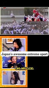 113K views · 1K reactions | "Japan's Awesome Extreme Sport" Bad Friends with Andrew Santino, Bobby Lee, and Rudy Jules #japan #ExtremeSports #Botaoshi | Andee Cris | Facebook