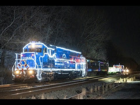 Conrail Shared Assets (CSAO) Santa Holiday Train Chase 2025