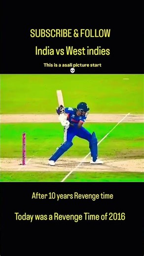 Today was a Revenge Time of 2016 India vs West indies #shortsfeed #youtube #viratkohli #rohitsharma