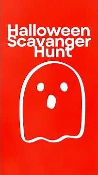 Halloween Scavenger Hunt in the Library