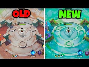 Old VS New Map Theia Sky Ruins Comparison | Pokemon UNITE clips
