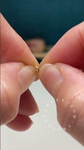 How to attach a jump ring to a thin chain ✨ Easy DIY tip #jewelry