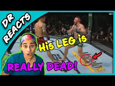 Conor McGregor Leg Break | Doctor Explains Freak UFC INJURY | McGregor vs Poirier 3 (UFC 264)