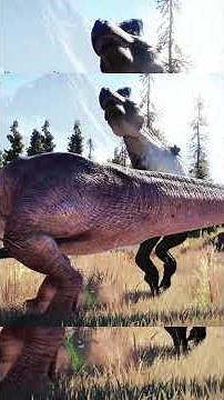 🦖T-REX (Rexy) vs TARBOSAURUS – The Ultimate Battle #jurassicworld #dinosaur #tyrannosaurus #dinosaur