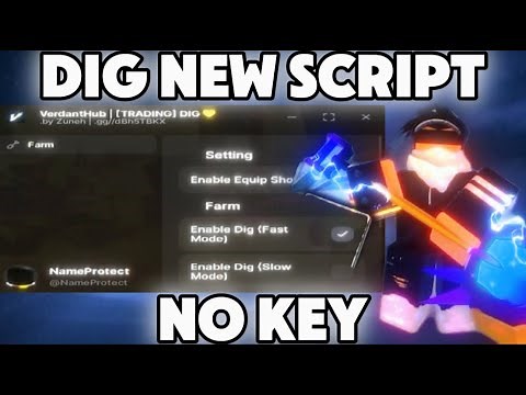 [NO KEY] Dig Script | Instant Dig, Auto Dig/Sell (Mobile & PC)