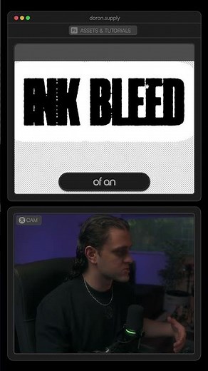 How to make Ink Bleed Actions in Photoshop