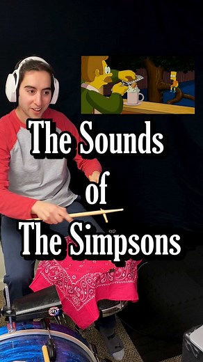 Josh Harmon on Instagram: "The Sounds of the Simpsons . I recreated all the sounds from the hot chocolate scene in The Simpsons Movie using the drums. So many moving parts, but so satisfying! . #simpsons #comedy #drums #satisfying #funnyvideos #asmr #animated #musician #rhythmsofcomedy #musical #cooking"