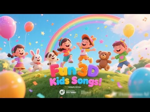 Colorful 3D Animation for Toddlers | Latest Cartoon Video & Nursery Rhymes | cartoon videos