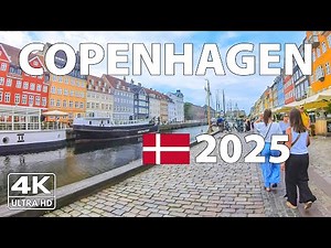 Copenhagen Denmark Walking Tour ⛅️ 4K Walk With Captions