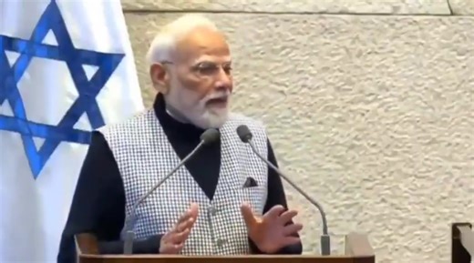 Modi on his visit to Israel. Israel is the Fatherland and India is the Motherland #India #Isreal | Developing Pakistan