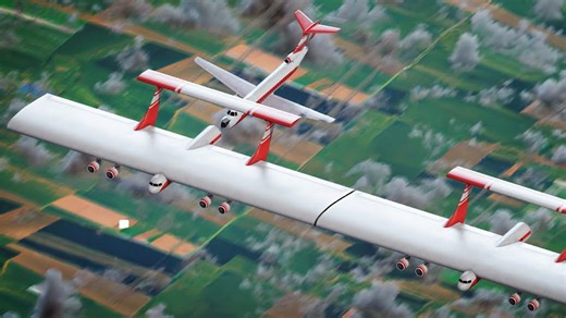 NASA’s flying train: The aerial relay transport system