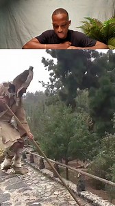 Shepherd’s Leap in the Canary Islands has shepherds using a staff to jump across ravines and volcanic terrain while tending goats. Can you try this? #ReactWithVictor | The Pot TV