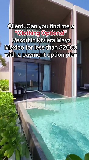 Clothing Optional Beach Resort in Riviera Maya Mexico