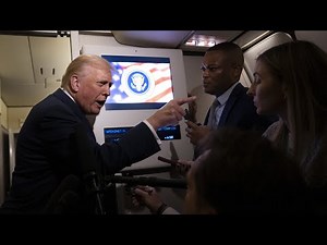 ‘Quiet’: Donald Trump shuts down loud reporter on Air Force One