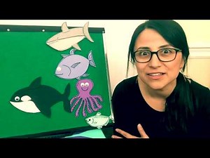 Spanish songs for kids -“UNA SARDINA/SLIPPERY FISH” - Learn SPANISH with this BILINGUAL lesson!