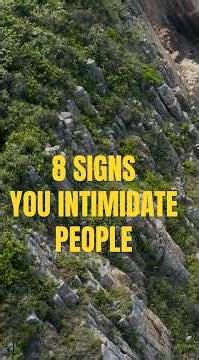 8 Signs You Intimidate People Without Realizing It . #shortvideo #stoicism #lifehacks